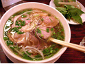 Typical beef pho