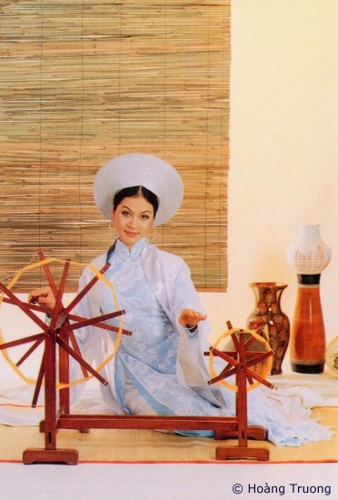 A traditional Vietnamese dress is the ao dai, primarily worn by
